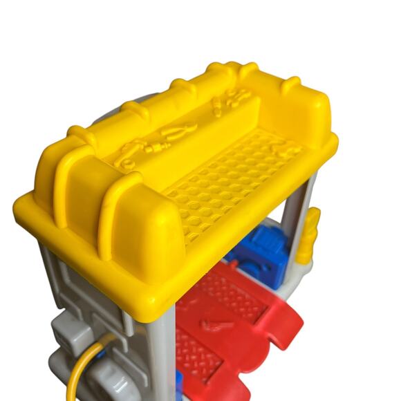 Vintage Fisher-Price Little People Car Wash Garage Town Service 2002 + 2 Figures - Picture 3 of 7